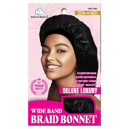 Dream World W-Wide Band Braid Bonnet XL