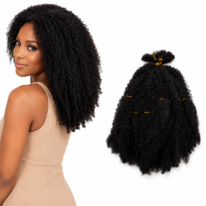 K&amp;C Hair World Afro Kinky Bulk Synthetic Hair