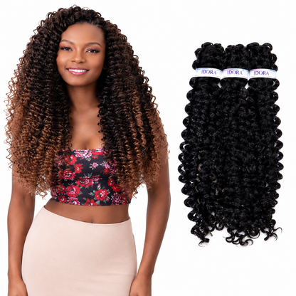 Darbro Doja 3X Shirley Curl Bulk Hair Extensions