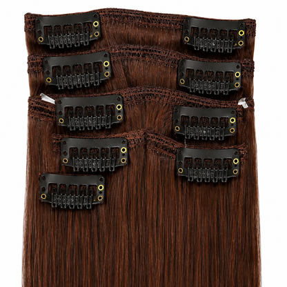 Sleek Synthetic Fashion Idol 101 Clip-In Hair Extensions 18"