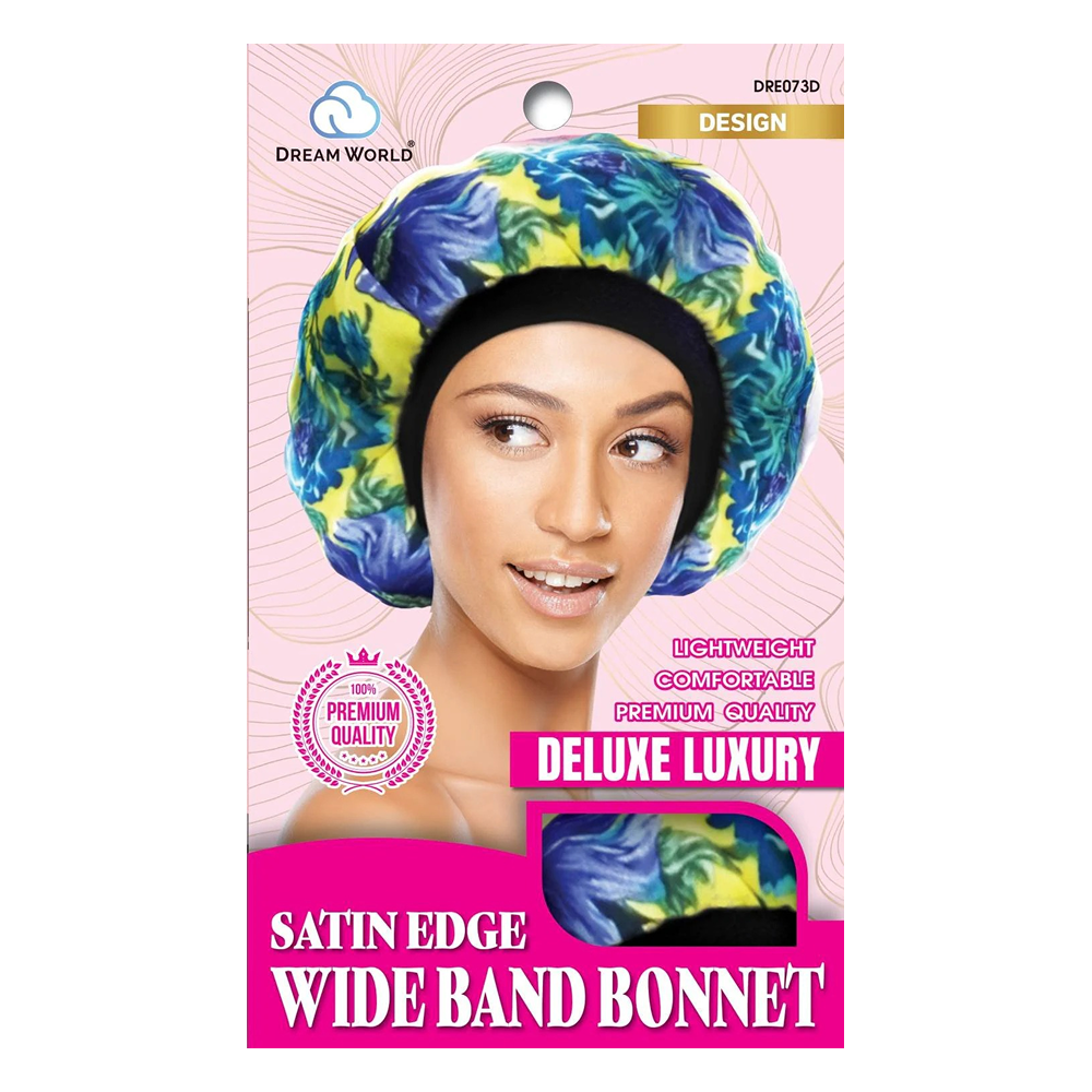 Dream World W-Wide Band Bonnet Satin