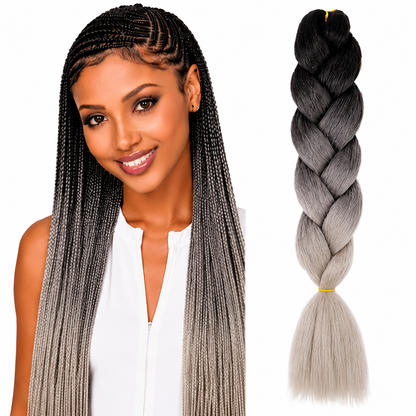 X-Pression Ultra Braids Non-Stretched Kanekalon Braiding Hair 82"