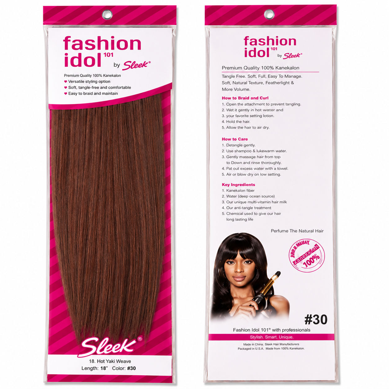Sleek Fashion Idol 101 Weave Hair Extensions 16