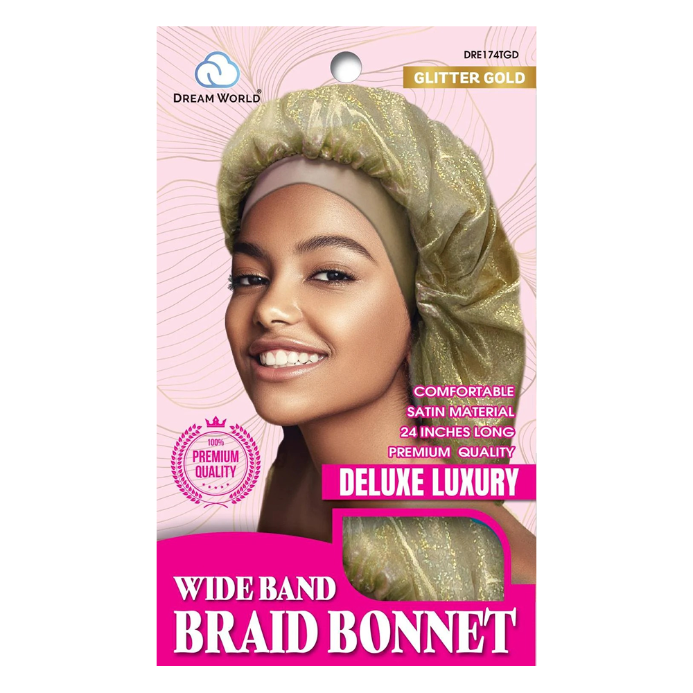 Dream World W-Wide Band Braid Bonnet XL