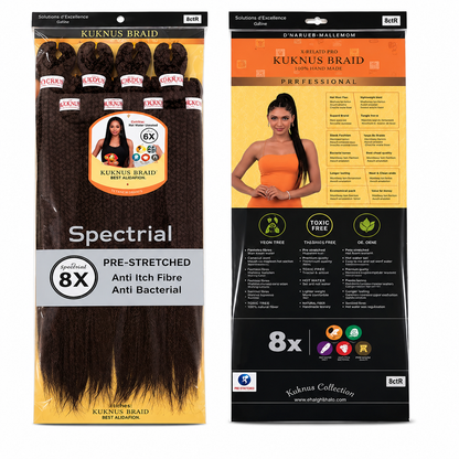Kuknus Braids 8x Value Pack Pre-Stretched 26"