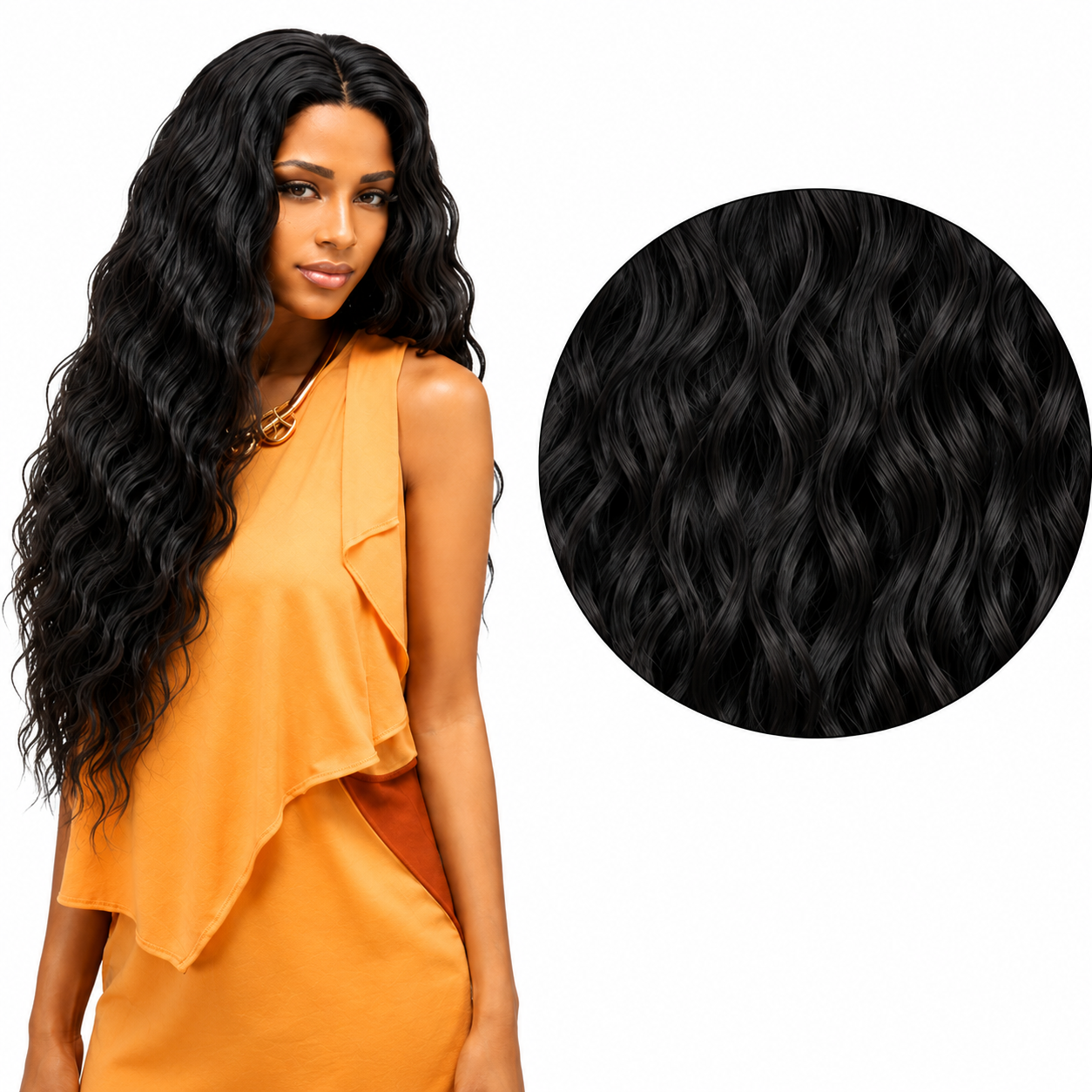 Sleek Fashion Idol 101 Synthetic Classic Brazilian Hair Rio Natural Weave 18"