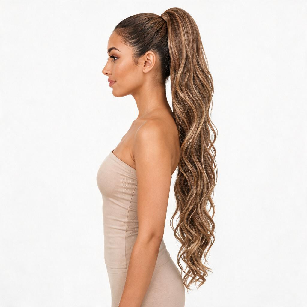 Kuknus Synthetic Brixton Girl Ponytail 30"