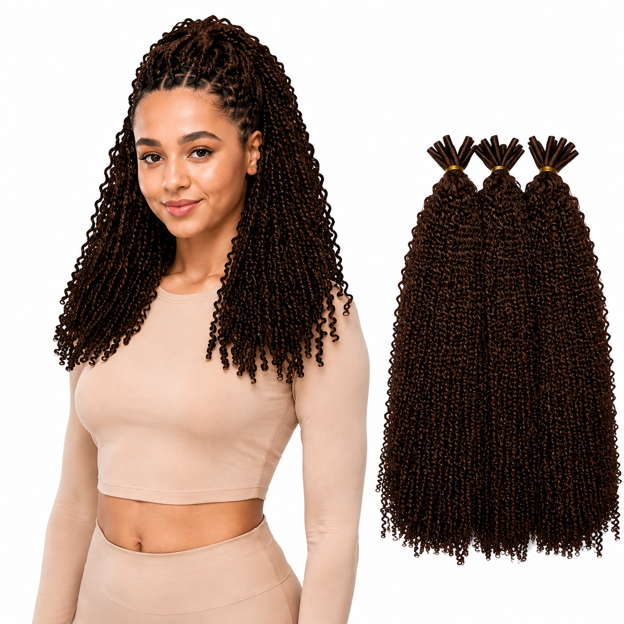 Kuknus Pre-Stretched Synthetic Popp-In-Twist Bulk 20"