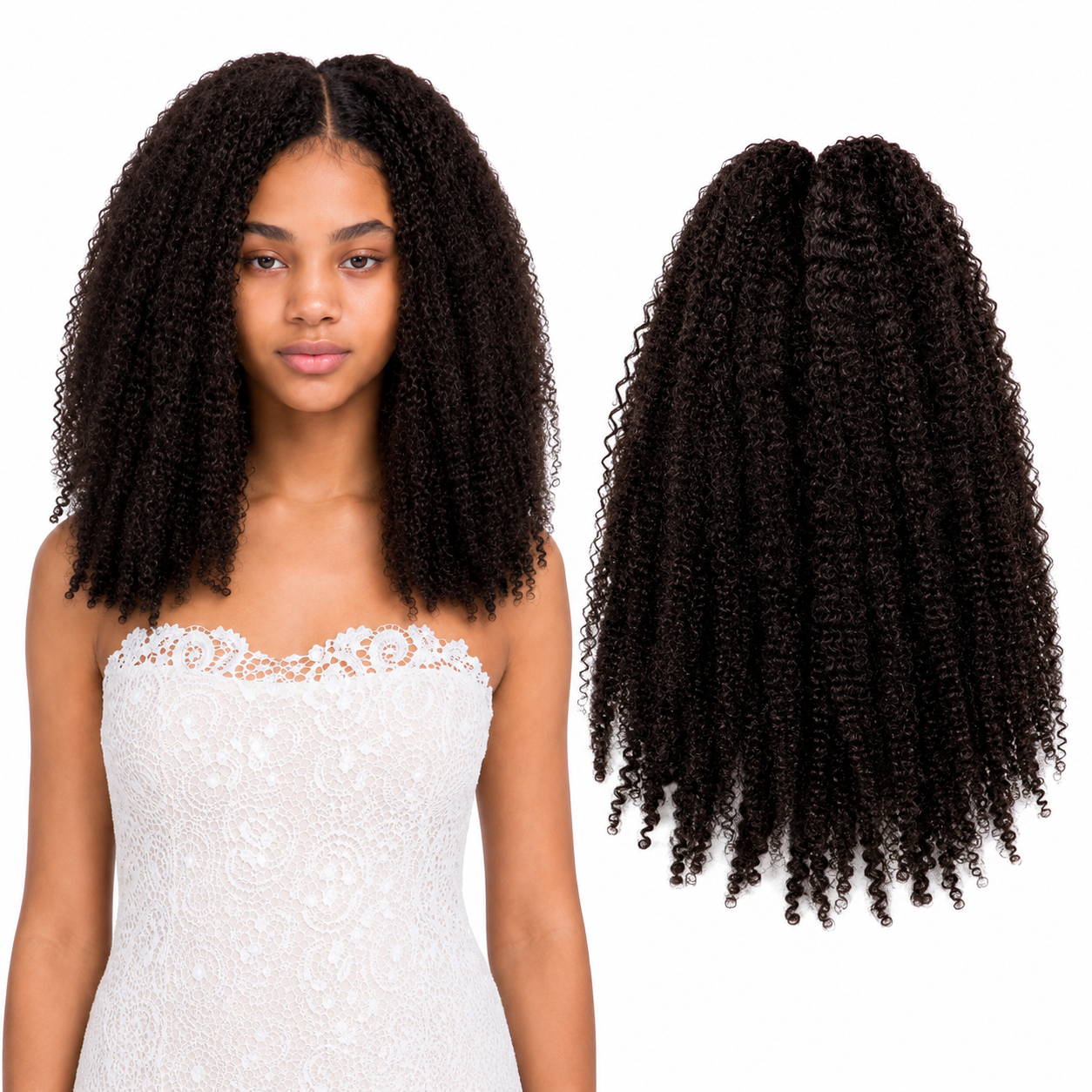 Kuknus Synthetic Baby Marley Bulk Braids 14"