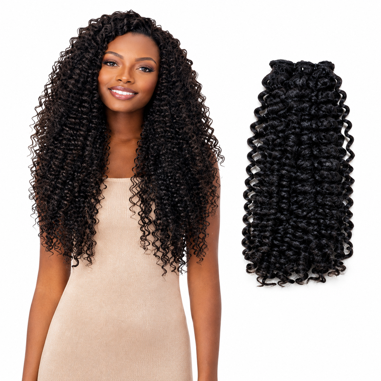 Darbro Doja 3X Shirley Curl Bulk Hair Extensions