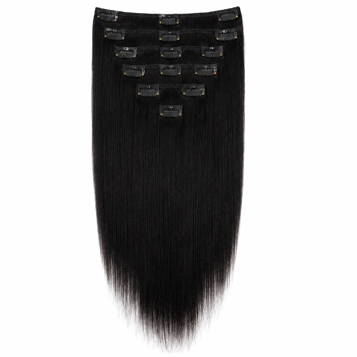 Sleek Fashion Idol 101 Synthetic Clip-In Hair Extensions 18"