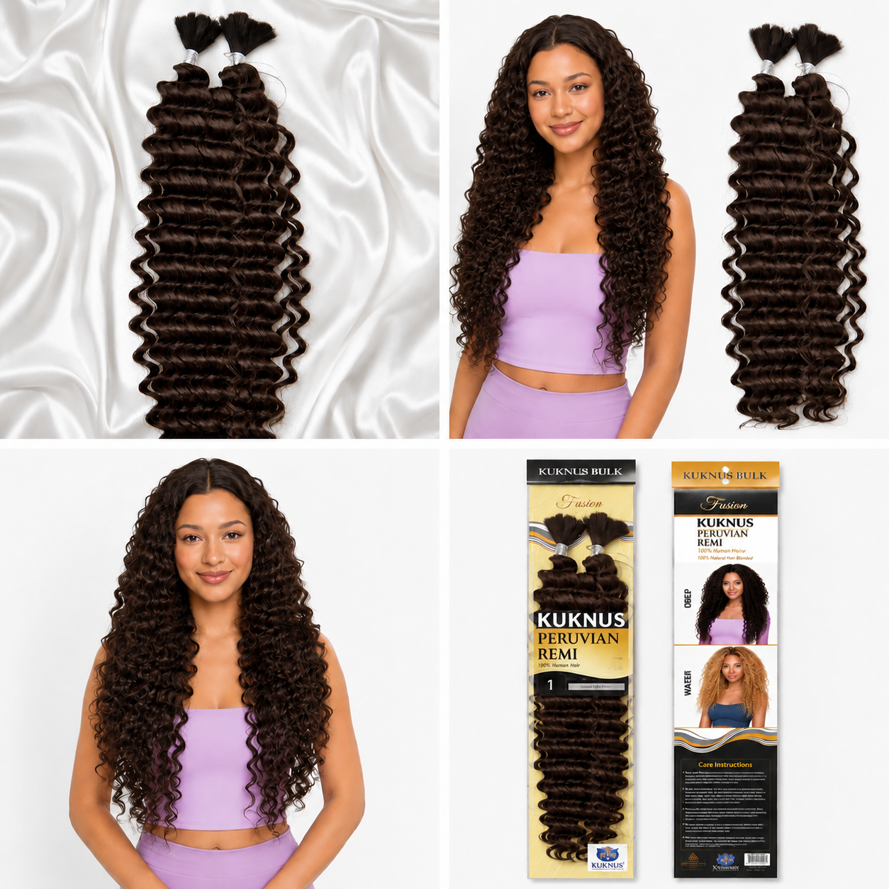 Kuknus Style Peruvian Remi Boho Deep Twist Synthetic Bulk