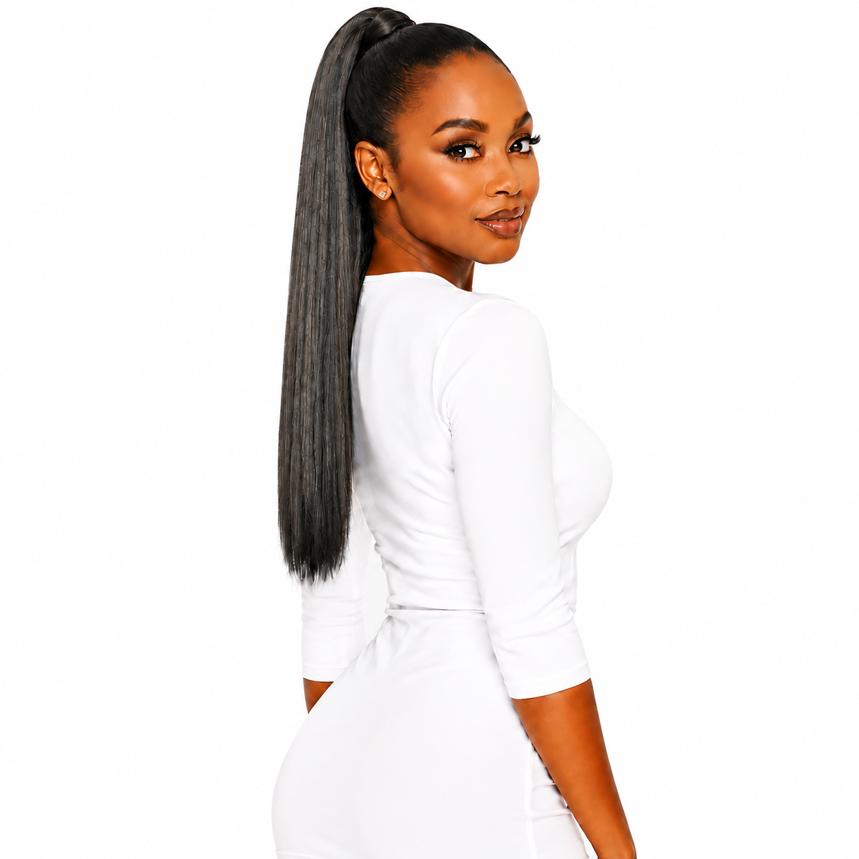 Kuknus Synthetic English Girl Ponytail 22"
