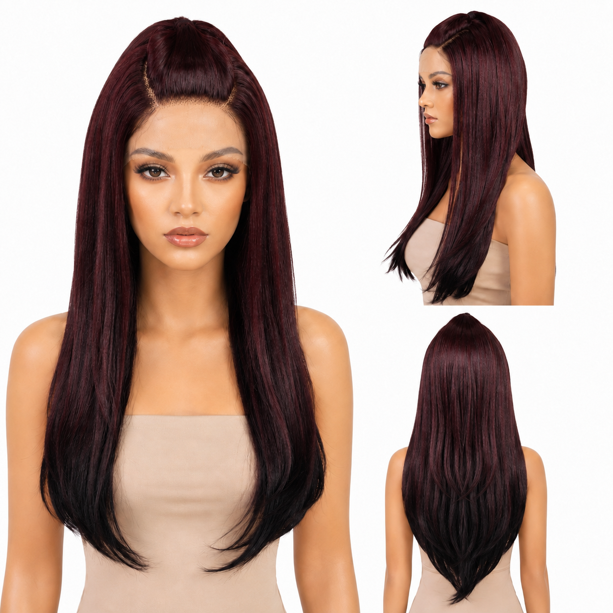 Station Style Lace Nimra Super Volume Lace wig With Natural Baby Hair Line