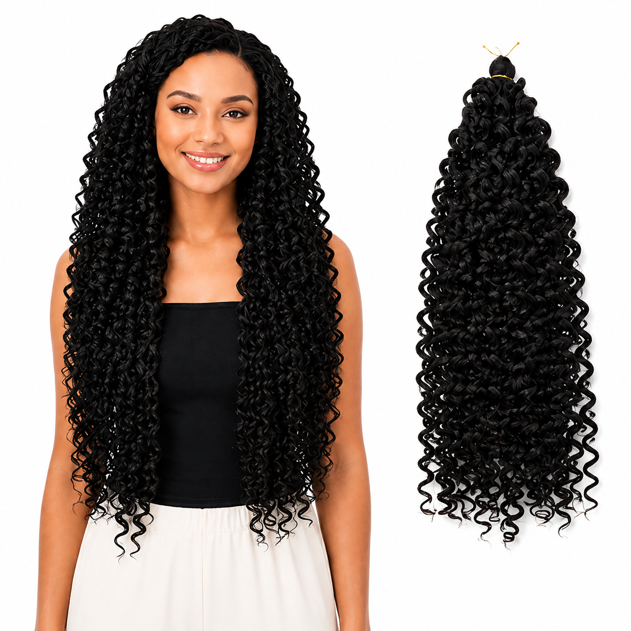 Kuknus Water Bulk Synthetic Braids 20"