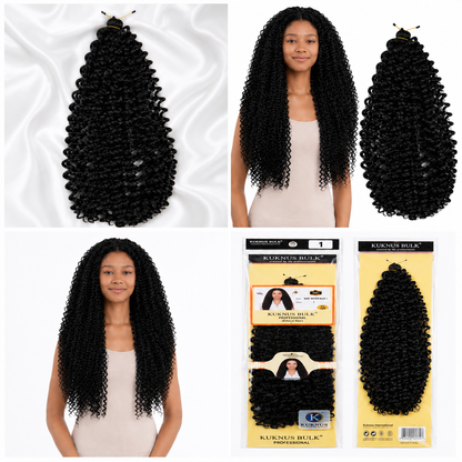 Kuknus Baby Water Bulk Synthetic Braiding Hair