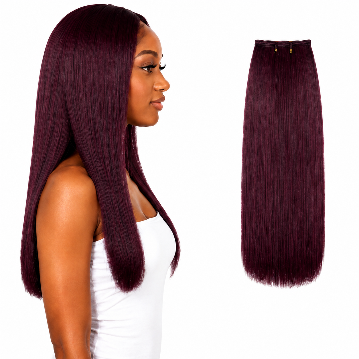 Ei Luxury 100% Human Hair 7 Pcs Clip-in Extensions 20"