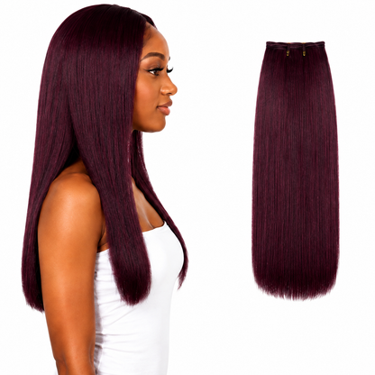 Ei Luxury 100% Human Hair 7 Pcs Clip-in Extensions 20"