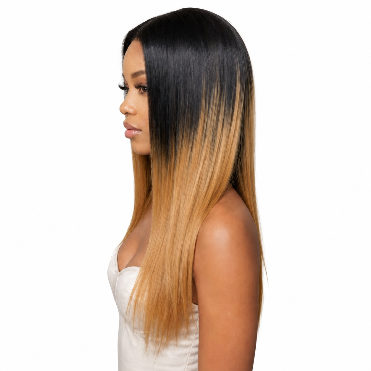 Sleek Diamond Synthetic Lace Front Wig