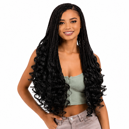 Kuknus Synthetic 3x French Curl Bulk 22"