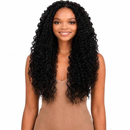 Kuknus Baby Beach Curl Bulk Synthetic Braiding Hair