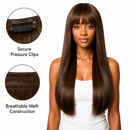 Sleek Synthetic Fashion Idol 101 Clip-In Hair Extensions 18"
