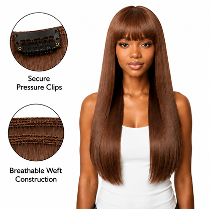Sleek Synthetic Fashion Idol 101 Clip-In Hair Extensions 18"