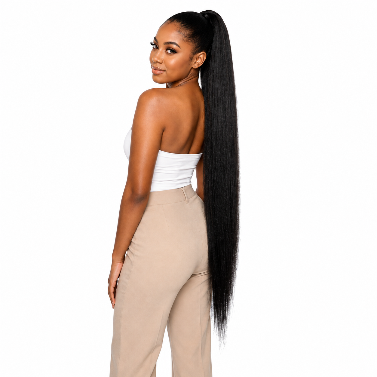 Darbro Doja Synthetic Silky Straight Ponytail 36"