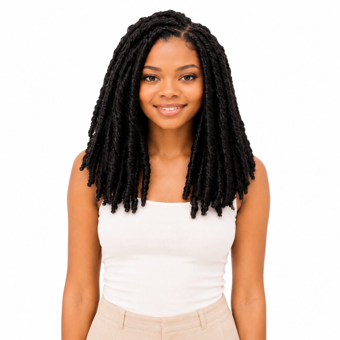 Kuknus Synthetic Baby Dread Locks Bulk 14"