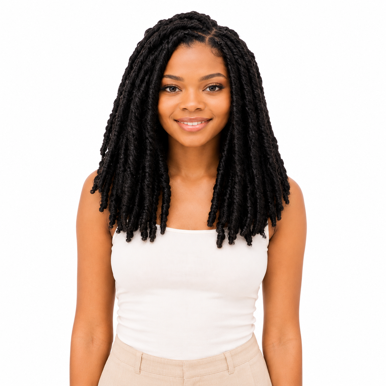 Kuknus Synthetic Baby Dread Locks Bulk 14"