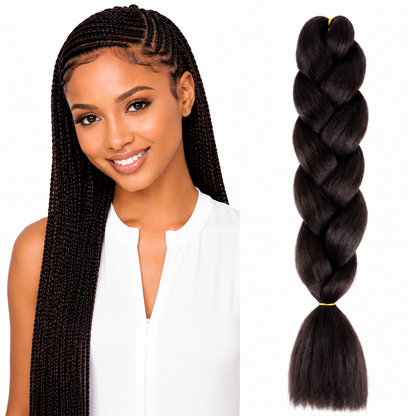 X-Pression Ultra Braids Non-Stretched Kanekalon Braiding Hair 82"