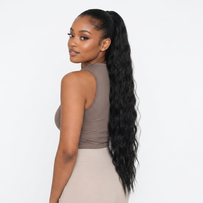 Kuknus Synthetic Peruvian Girl Ponytail 30’’
