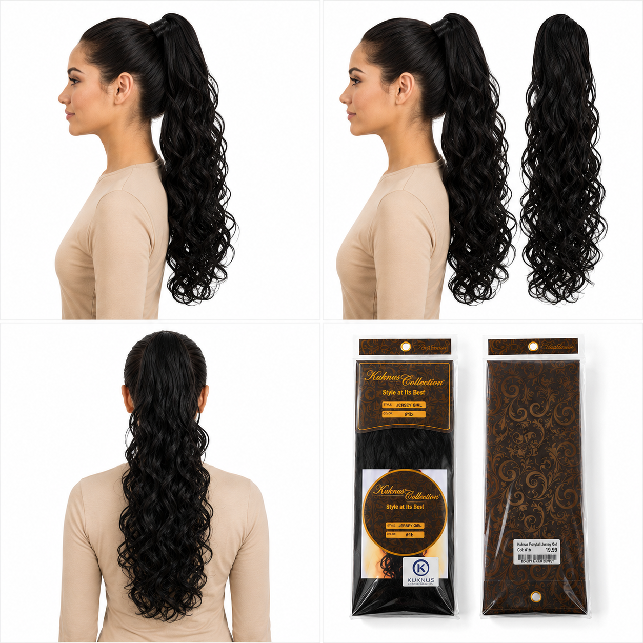 Kuknus Ponytail Style Jersey Girl
