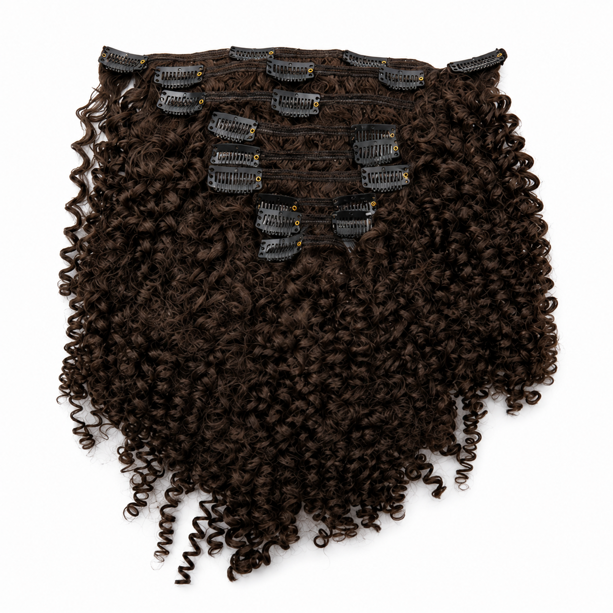 Kuknus Synthetic Water Wave Clip-In Hair Extensions 14"