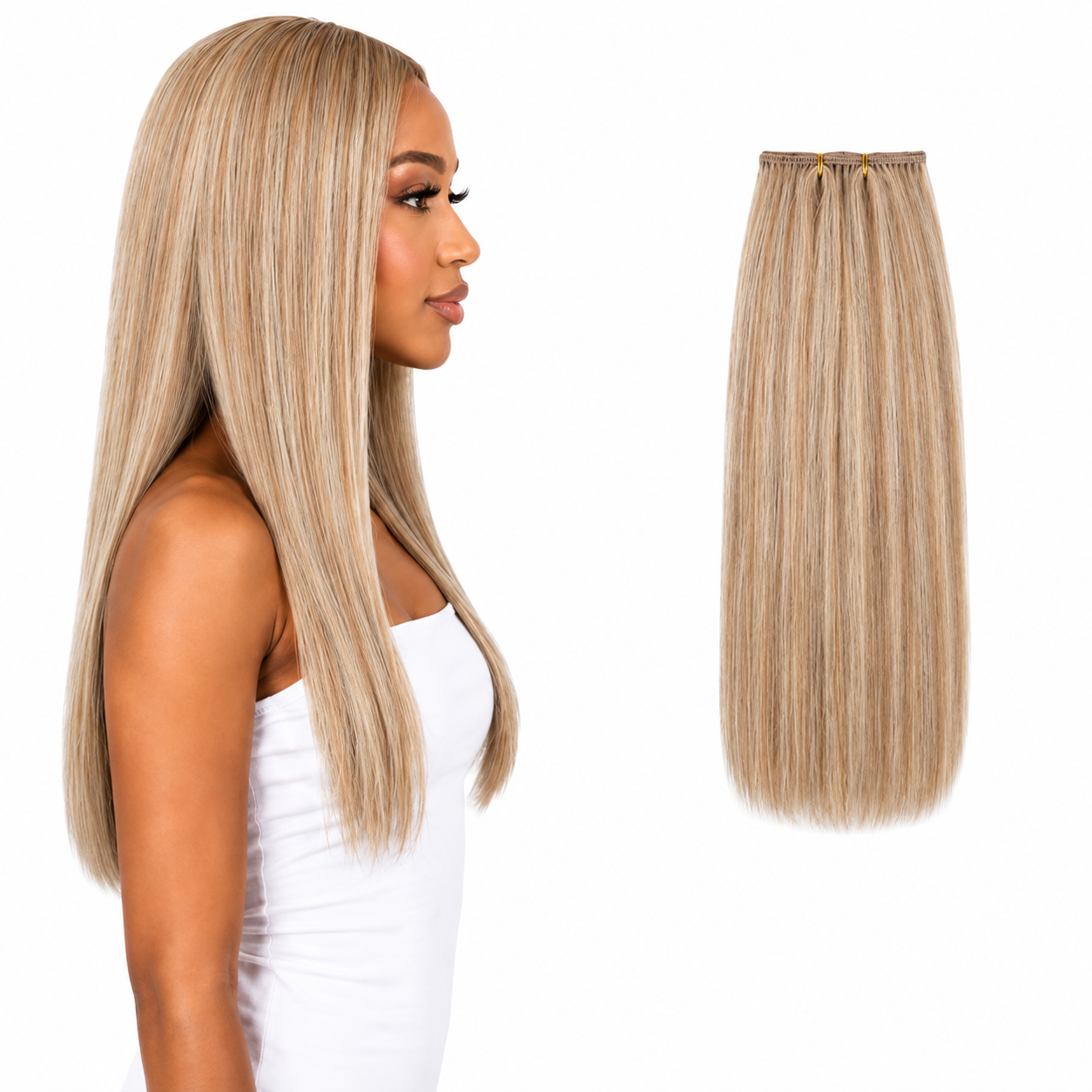 Ei Luxury 100% Human Hair 7 Pcs Clip-in Extensions 20"