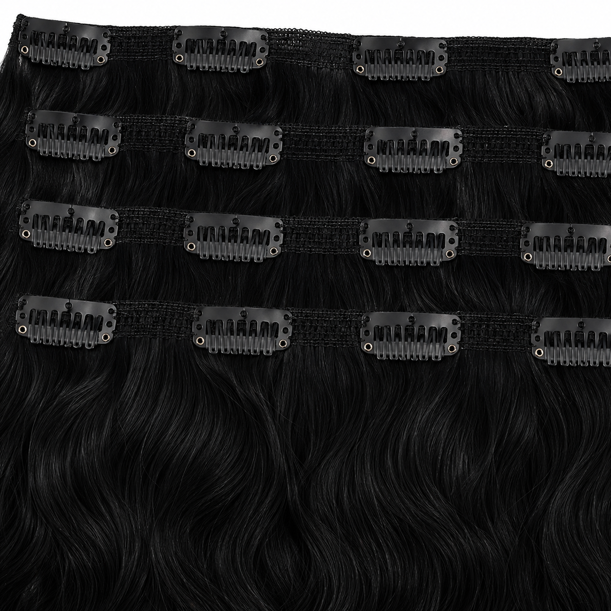 Darbro Doja Synthetic Silk Press Body Wave Clip-In  Hair Extensions 24"