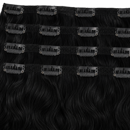 Darbro Doja Synthetic Silk Press Body Wave Clip-In  Hair Extensions 24"