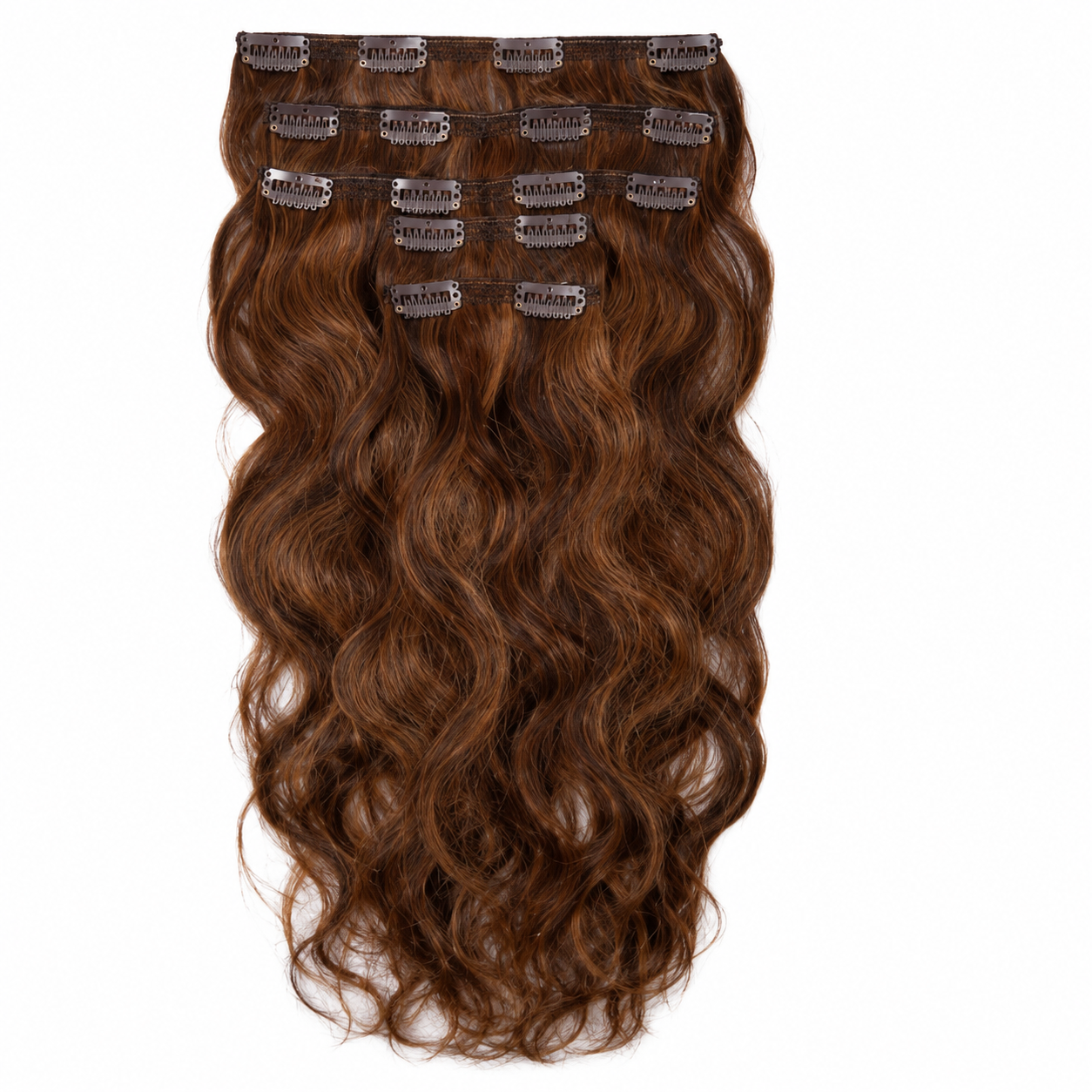 Darbro Doja Synthetic Silk Press Body Wave Clip-In  Hair Extensions 24"