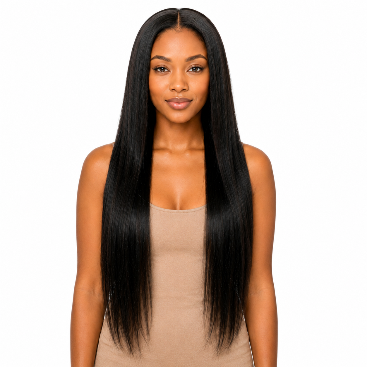Ei Brazilian 100% Unprocessed Virgin Brazilian Human Hair Extension Straight Natural