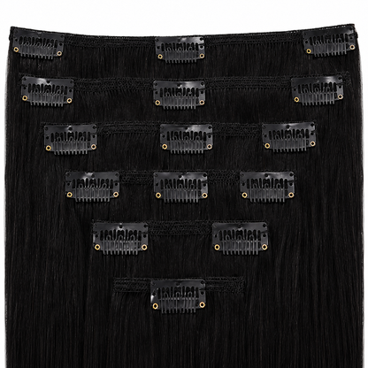 Sleek Fashion Idol 101 Synthetic Clip-In Hair Extensions 18"
