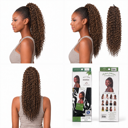 Kuknus Ponytail Style Jamaican Girl