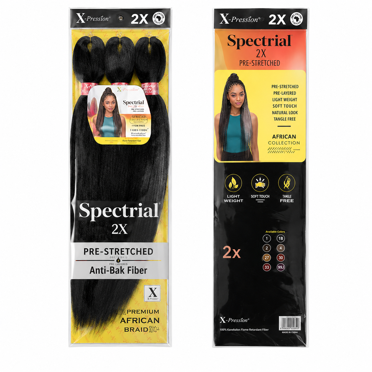 Kuknus Braids 2x Value Pack Pre-Stretched 26"