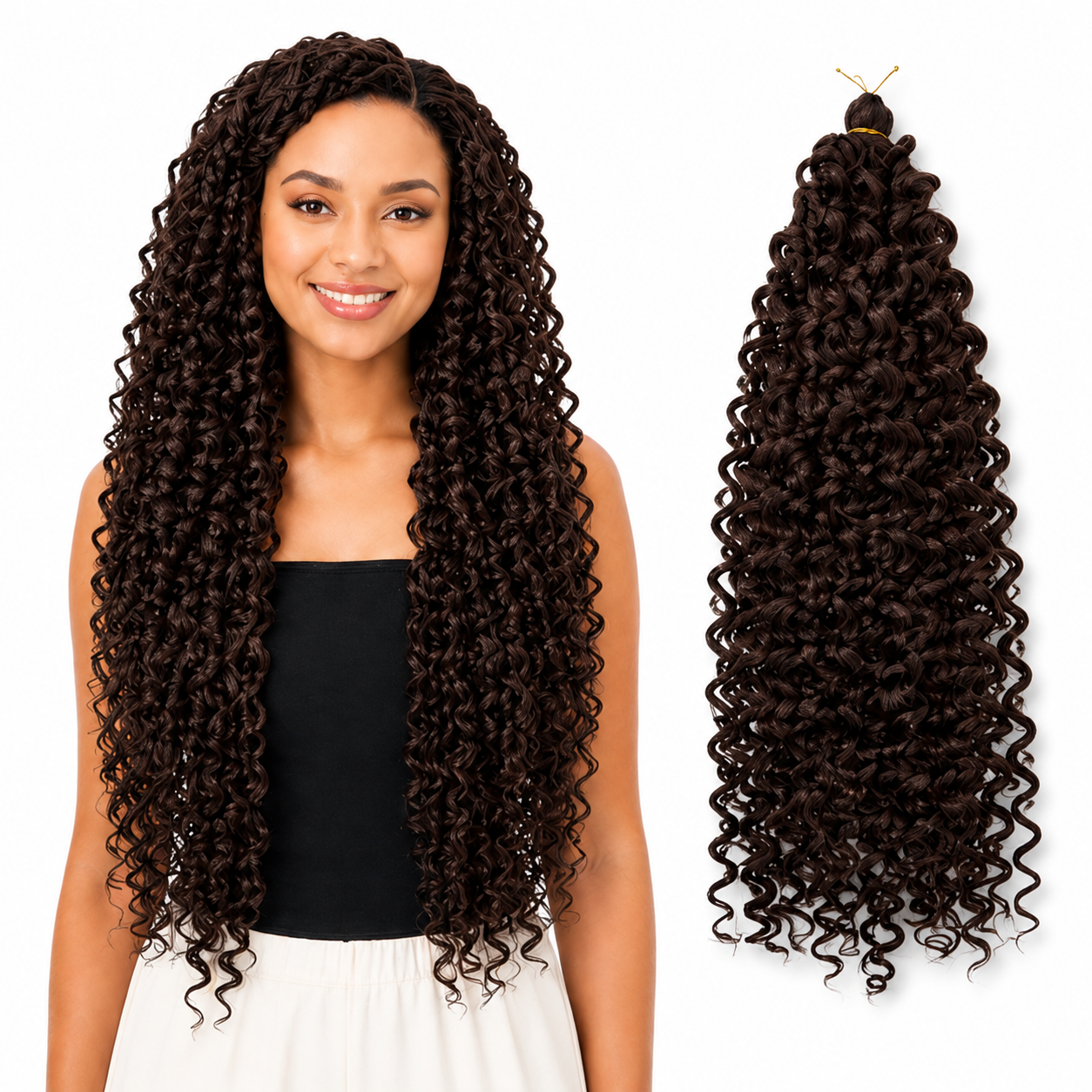 Kuknus Water Bulk Synthetic Braids 20"