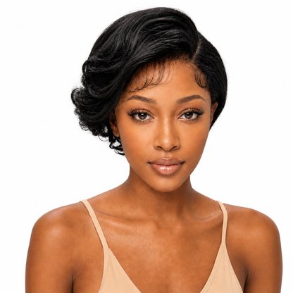 Kuknus Sundus Lace Front Bob Wig - Super Volume, Natural Baby Hairline
