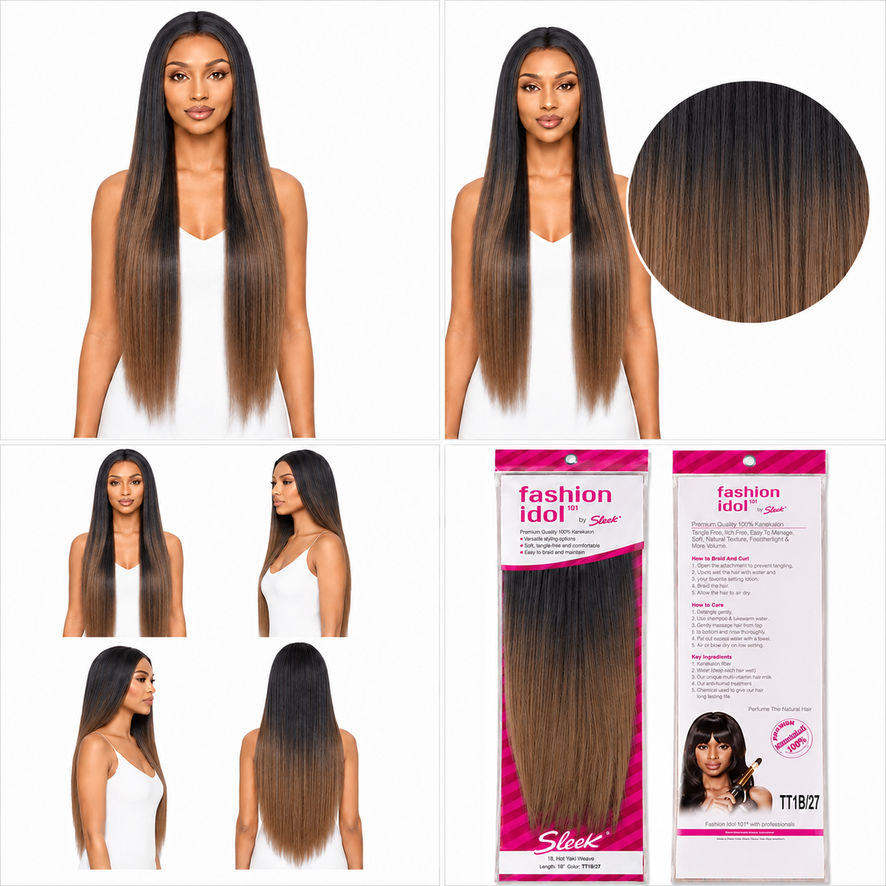Sleek Fashion Idol 101 Weave Hair Extensions 16