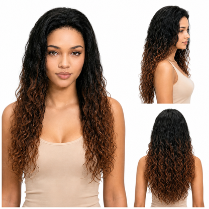 Kuknus Dumba2 - Synthetic Lace Front Wig with Natural Baby Hairline