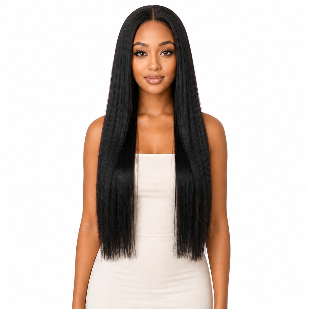 Ei Brazilian 100% Unprocessed Virgin Brazilian Human Hair Style: Straight (Natural Color)