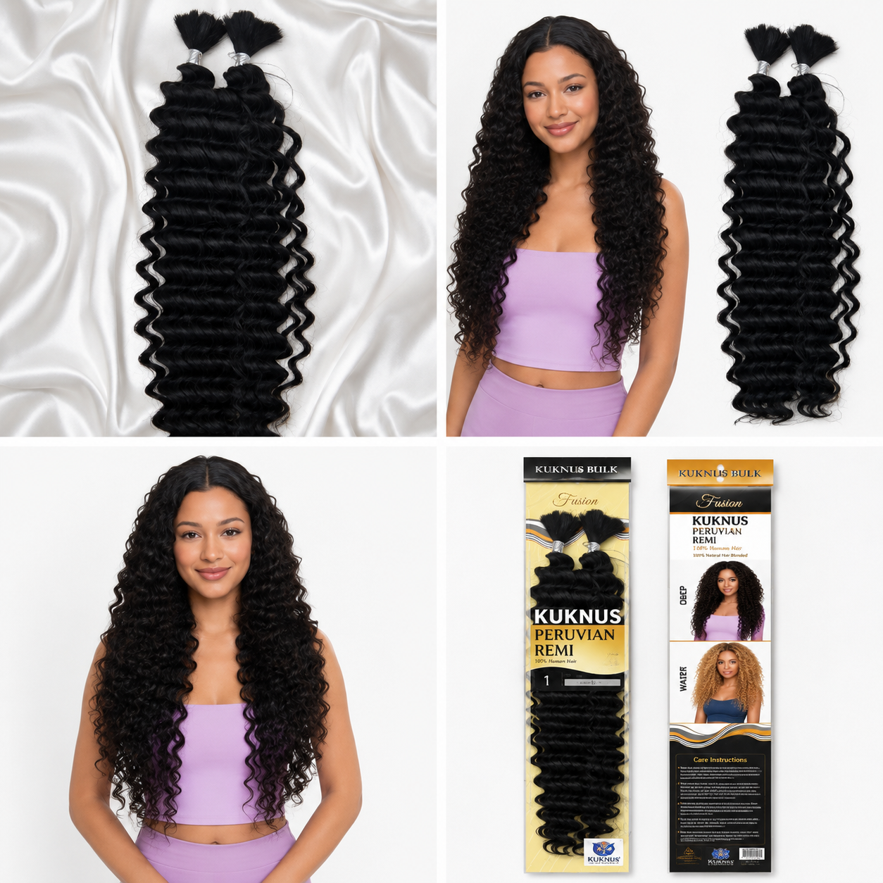 Kuknus Style Peruvian Remi Boho Deep Twist Synthetic Bulk