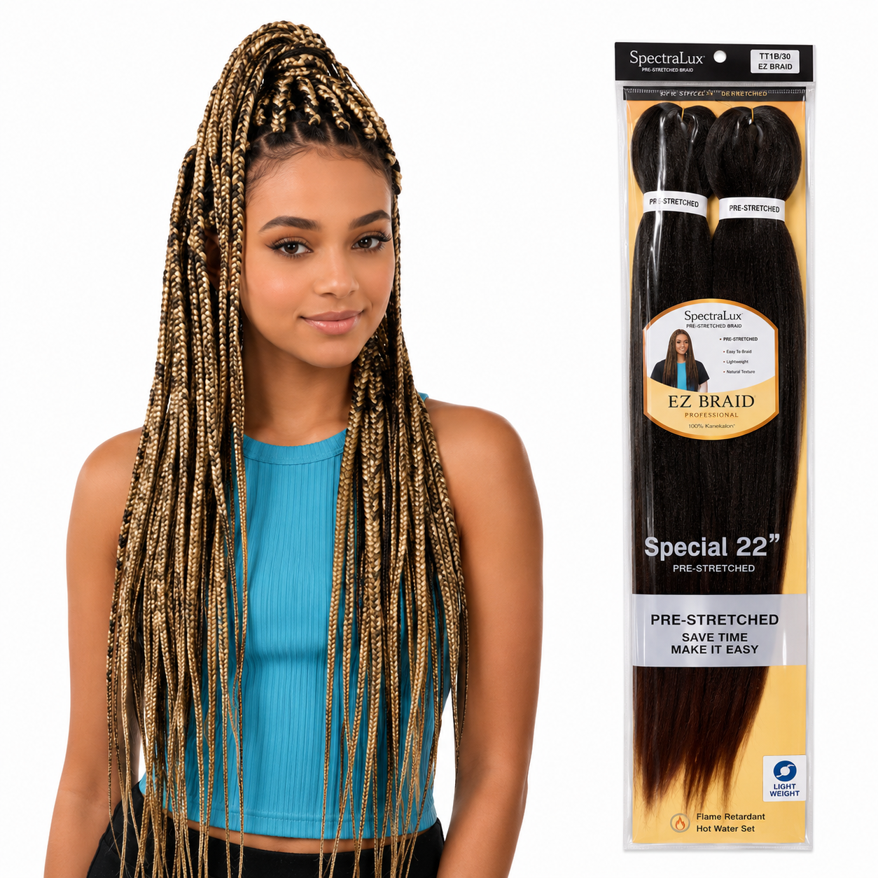 Kuknus Braids 2x Value Pack Pre-Stretched 26"