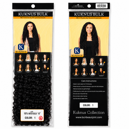 Kuknus Water Bulk Synthetic Braiding Hair, 20"